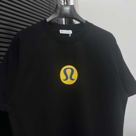 NWT Lululemon Letter Print Short-Sleeve Black - Picture 8 of 11